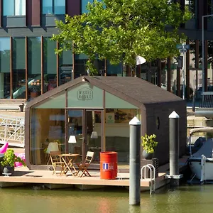 Botel Wikkelboats At Wijnhaven, Rotterdam